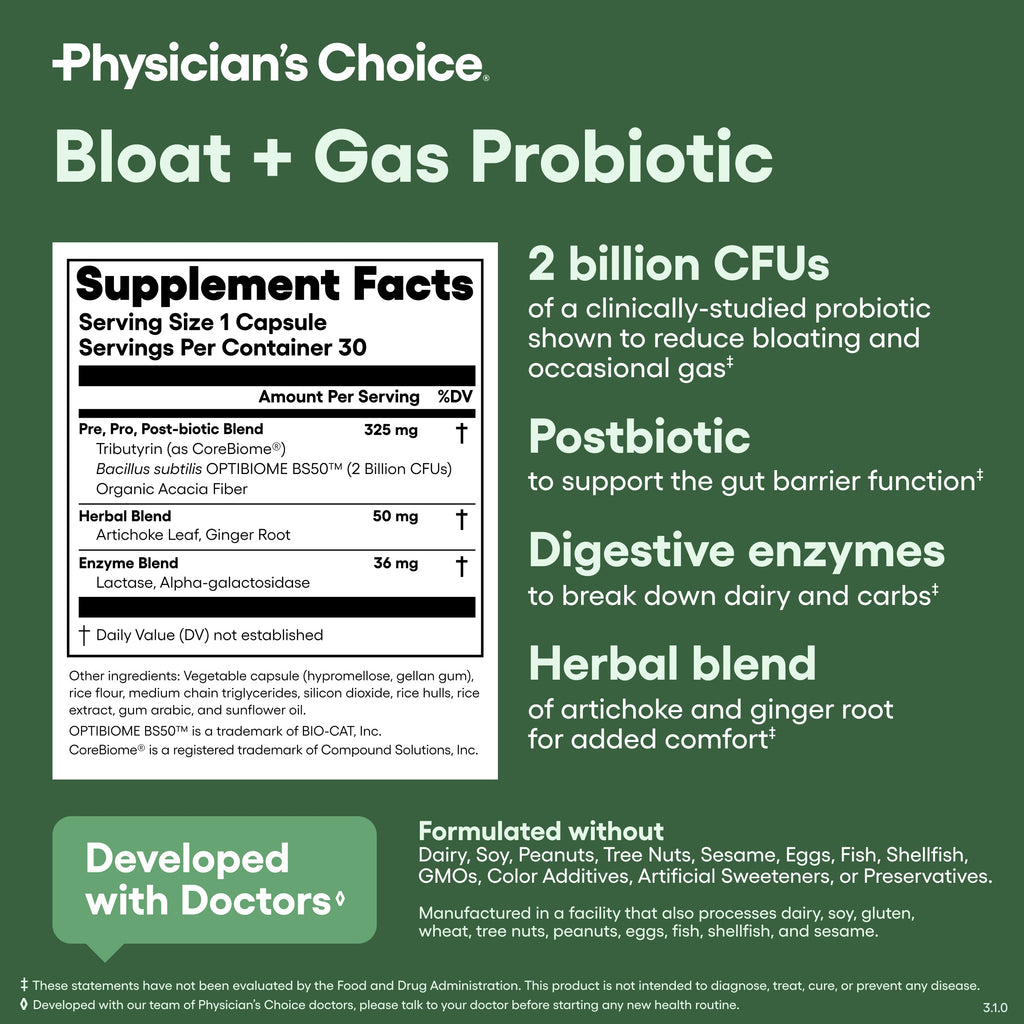 Bloat + Gas Probiotic